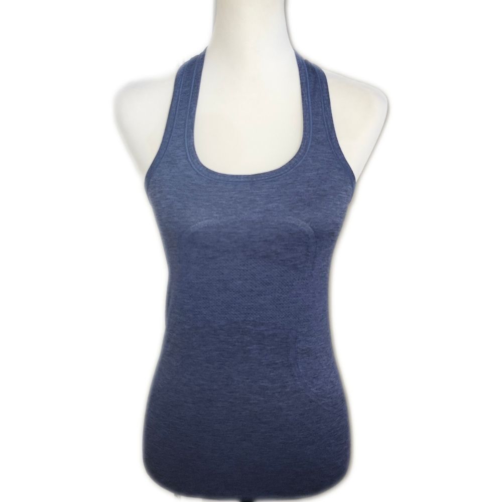 Lululemon Heather Blue Racerback Tank Top, 2 (No Tag)